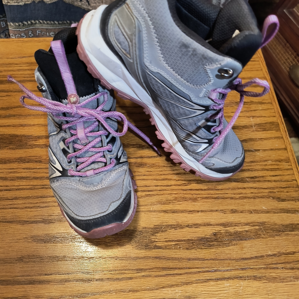 Women’s Merrell Superfeet Hiking Boots Gray & Lavender 8.5